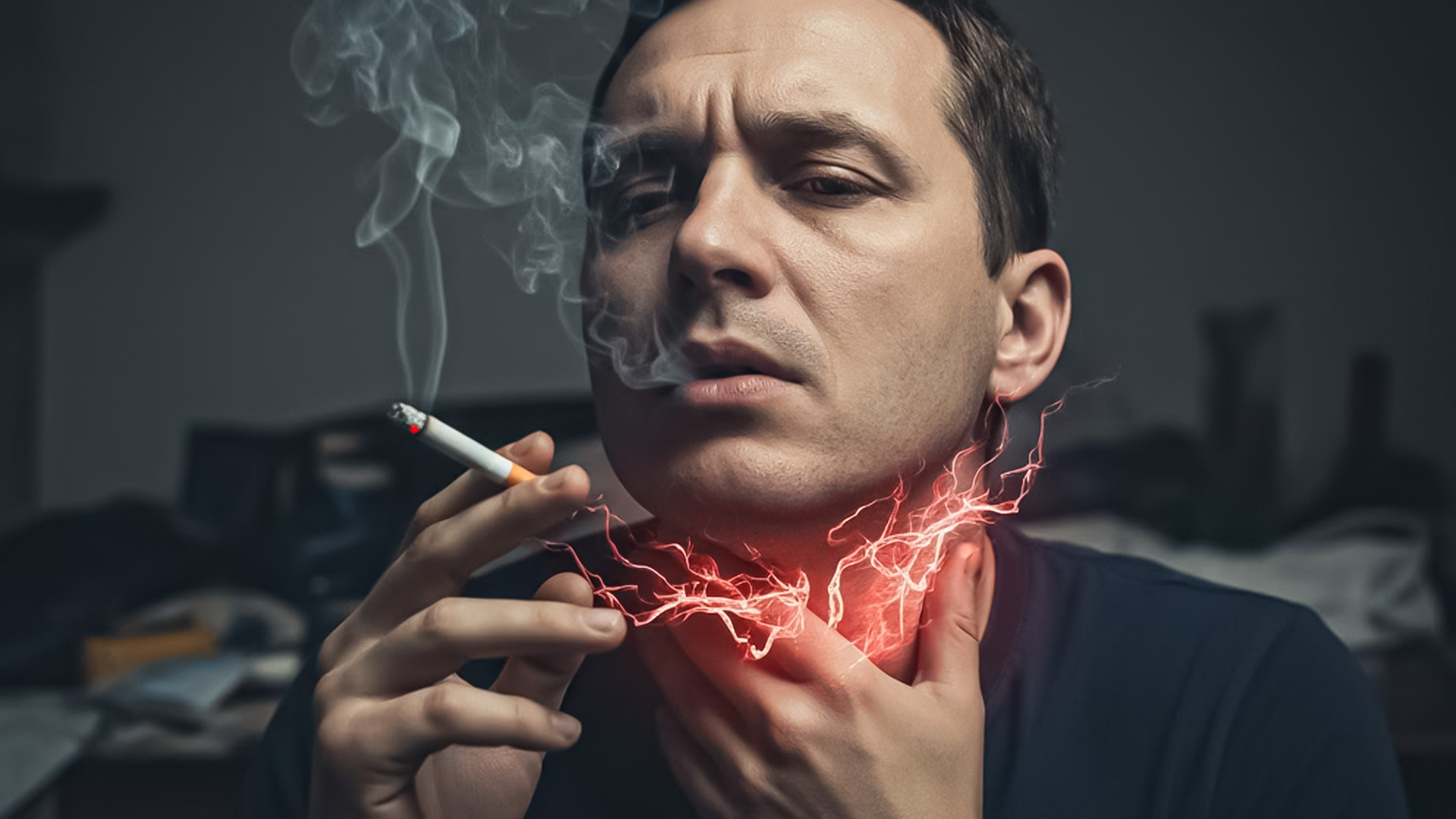 سیگار برای گلو درد: آیا سیگار برای گلو درد (چرک گلو) خوب است؟ بررسی علمی