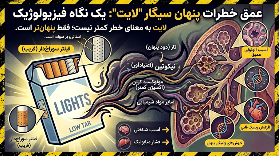 عواقب مکانیسم جبرانی

نتیجه این رفتار جبرانی این است که مصرف‌کننده سیگار لایت، در نهایت همان مقدار قطران، نیکوتین و مواد سمی را جذب می‌کند که با یک سیگار معمولی جذب می‌کرد.

طبق گزارش انجمن پزشکی آمریکا (AMA)، «برای افرادی که به طور خودجوش برند خود را عوض می‌کنند، به نظر می‌رسد جبران کامل برای دریافت نیکوتین وجود دارد». به عبارت دیگر، هیچ سودی برای سلامتی از تغییر برند حاصل نمی‌شود. بیش از 95 درصد از مصرف‌کنندگان سیگار دچار مکانیسم جبرانی می‌شوند و بسیاری از آنها همه قطران و نیکوتینی را که فکر می‌کردند حذف کرده‌اند، دوباره جبران می‌کنند.

تحقیقات نشان داده است که تحت شرایط خاص، میزان جذب قطران در سیگارهای به‌اصطلاح کم‌ضرر می‌تواند 2/2 تا 7/6 برابر بیشتر از میزان اعلام‌شده در آزمایش‌های ماشینی باشد.